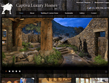 Tablet Screenshot of captivaluxuryhomes.com